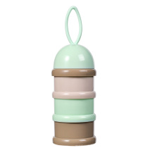 Three-layer plastic milk powder box formula dispenser portable baby food storage milk powder container